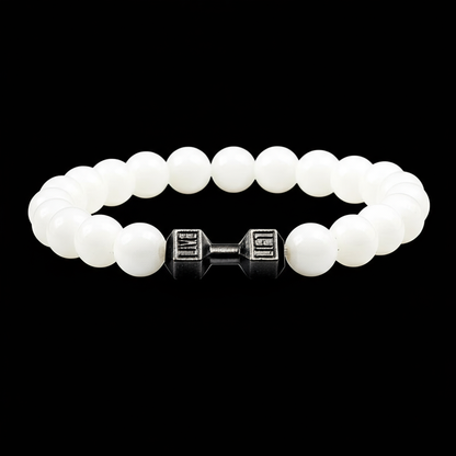 Dumbbell Bracelet Dark Black Background