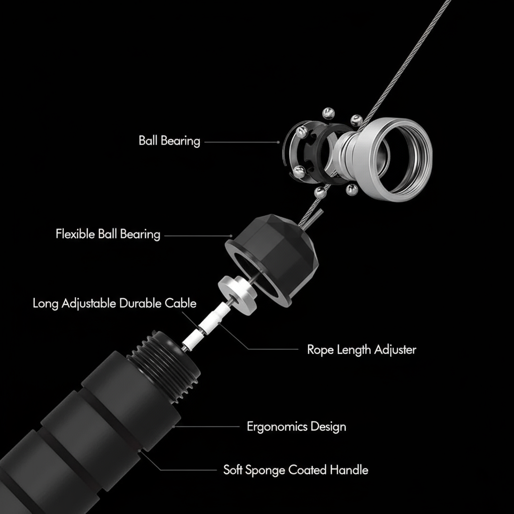 Jump Rope Black Background 4