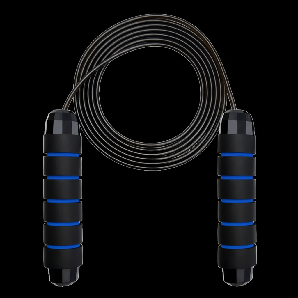 Jump Rope Black Background No Text