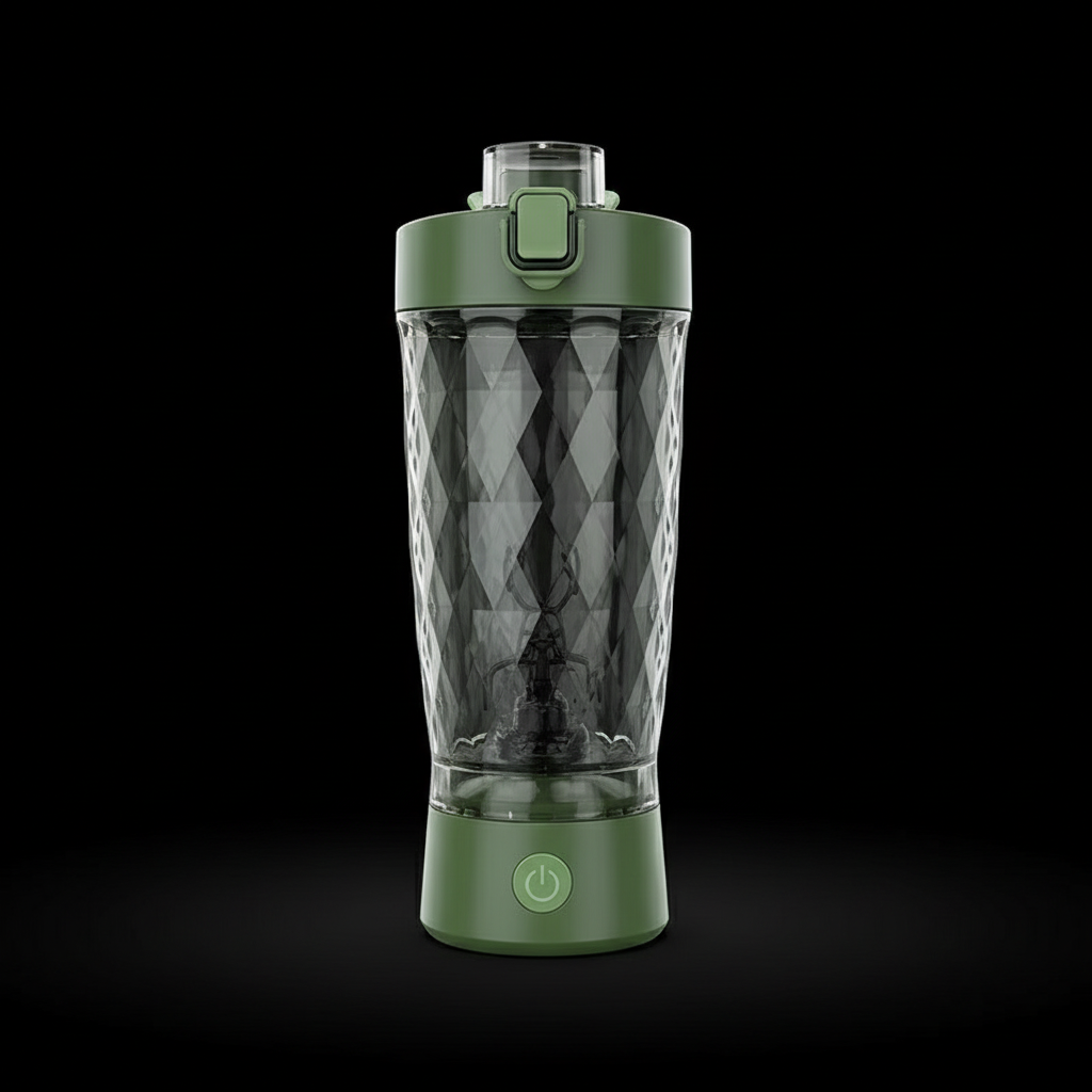 Pojedynczy shaker na czarnym tle